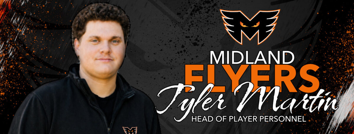 MIDLAND FLYERS ANNOUNCE TYLER MARTIN AS HEAD OF PLAYER PERSONNEL